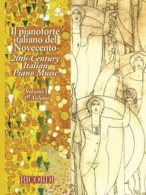 20th Century Italian Piano Music Volume 1 published by Ricordi